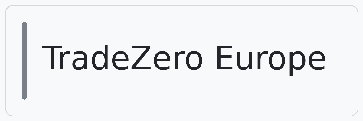 TradeZero Europe logo