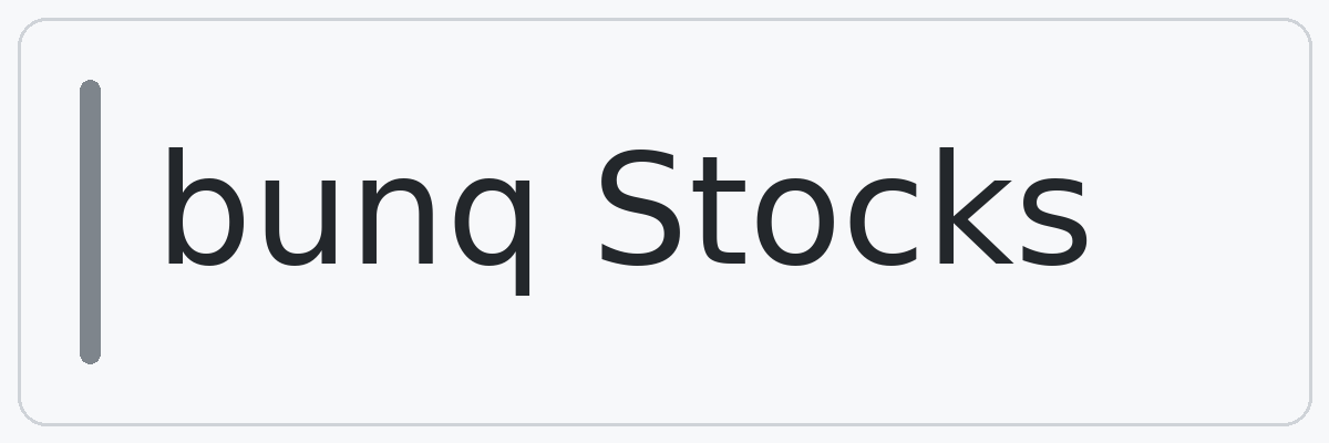 bunq Stocks logo